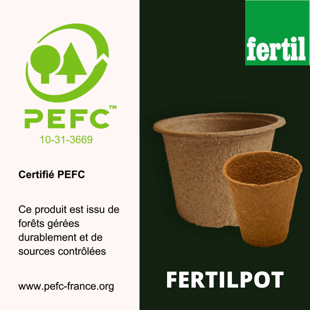 FERTILPOT, certified PEFC